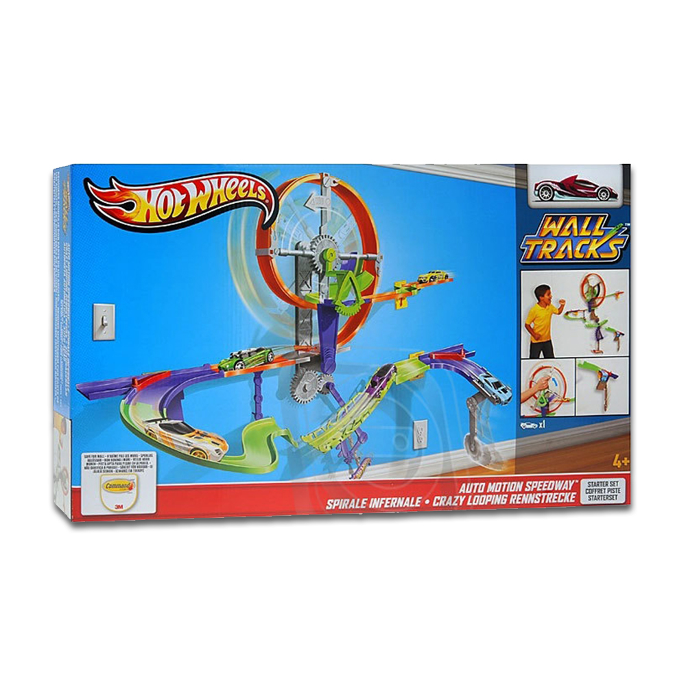 Pista Wall Track Mega Espiral Hot Wheels